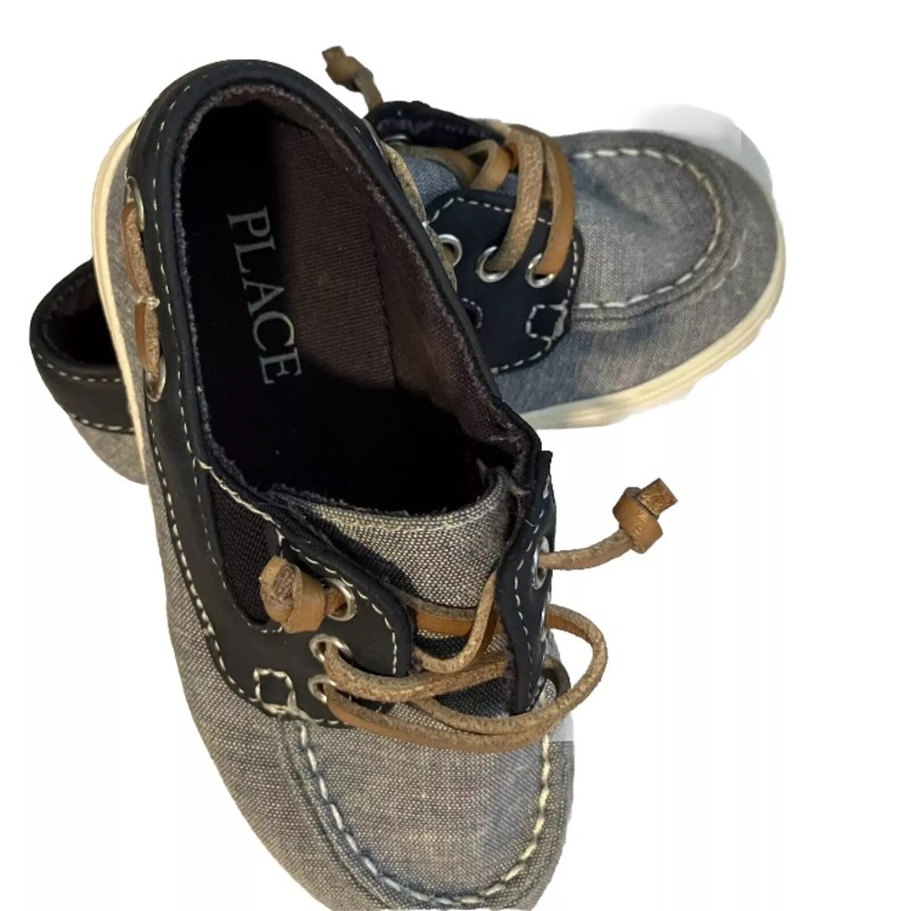 Denim Boat Shoes Toddlers Size 7 - Picture 2 of 3